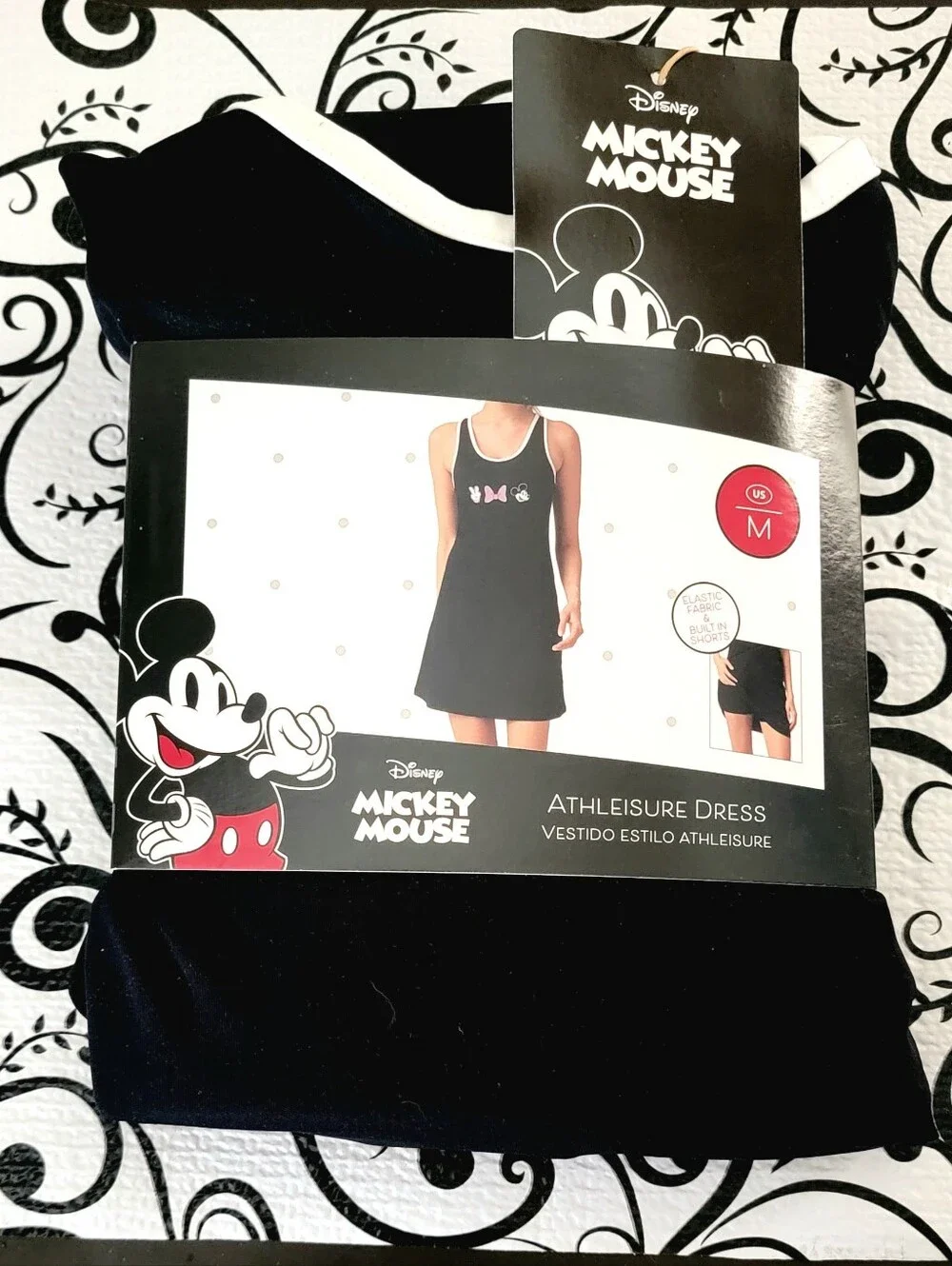 NWT! Disney Mickey & Minnie Mouse Athletic Tennis Dress Size M for Women Sports - Picture 3 of 5